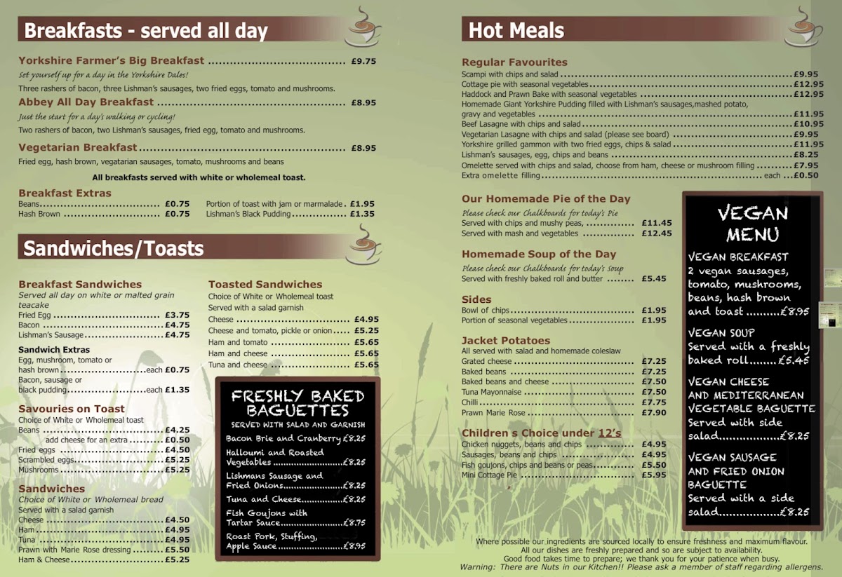 Menu Abbey Tea Rooms-1