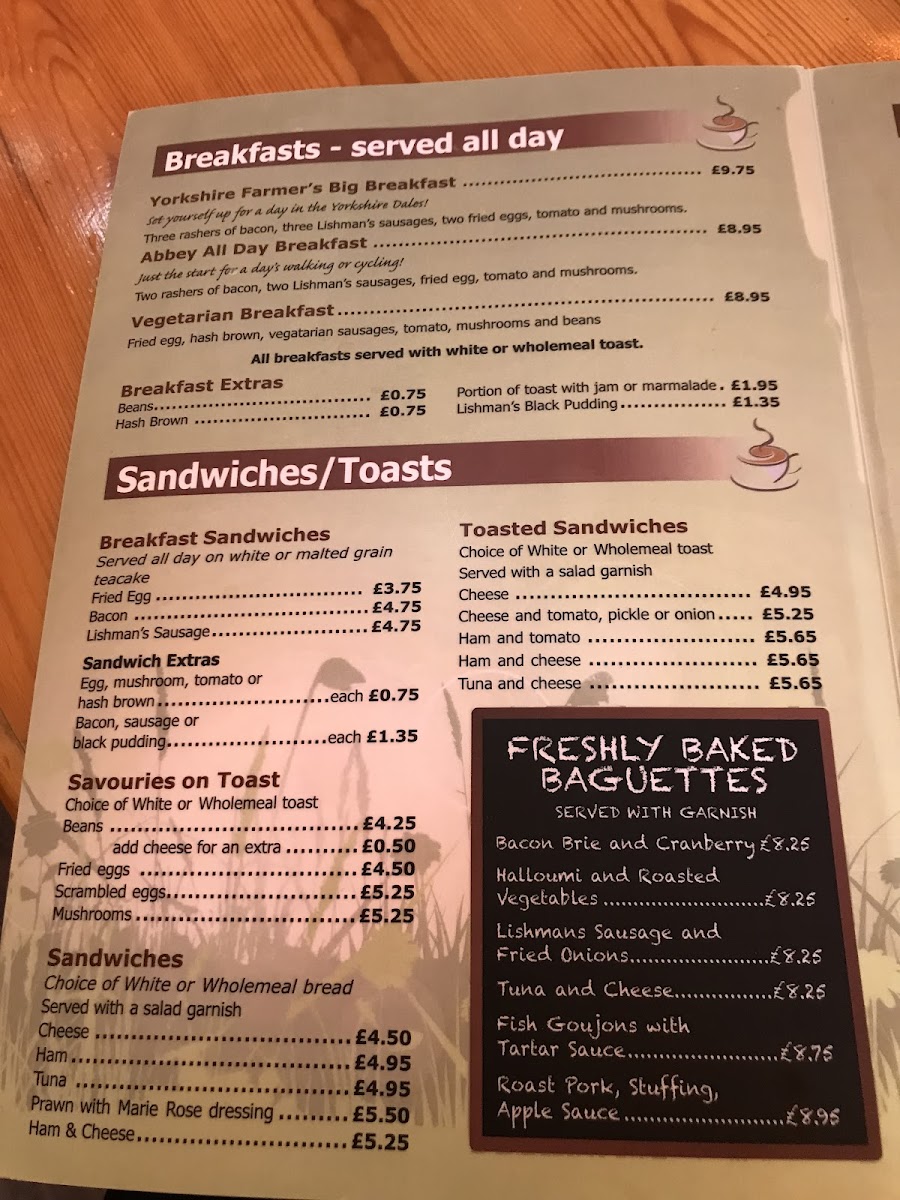 Menu Abbey Tea Rooms-7