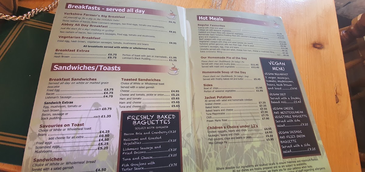 Menu Abbey Tea Rooms-9