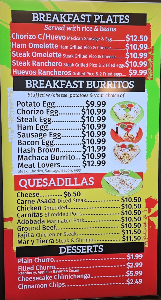 Menu Abelardo's Mexican Food-2