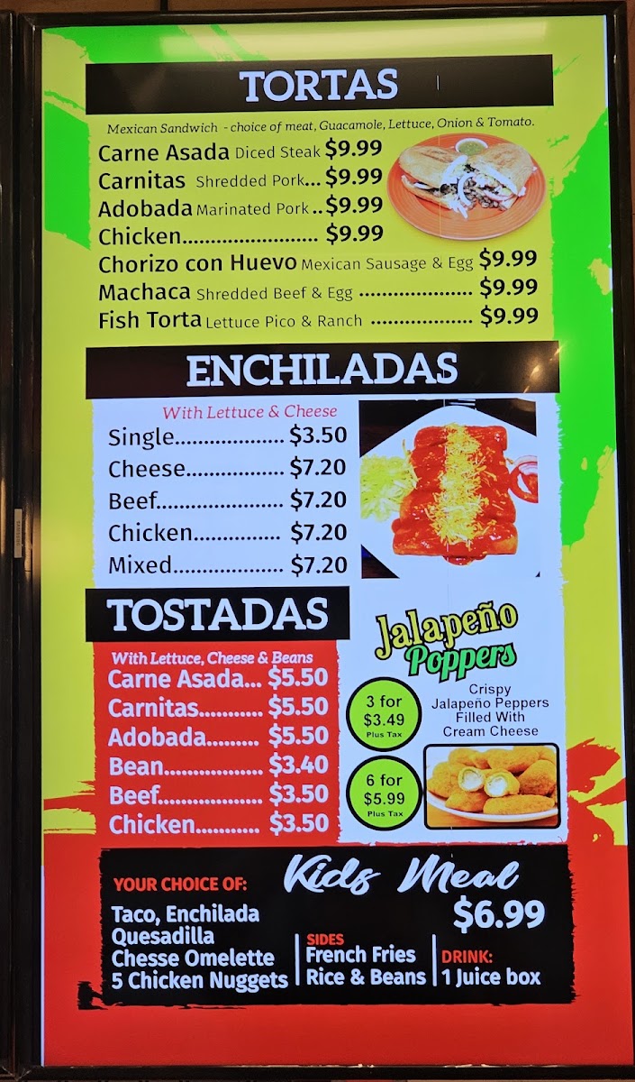 Menu Abelardo's Mexican Food-4