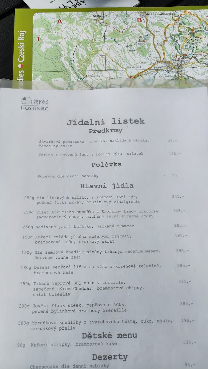 Menu Ábelův Mlýn-8