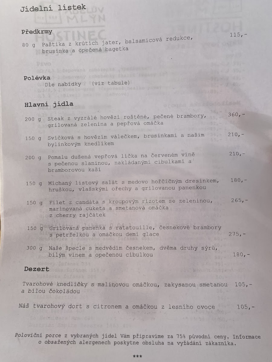 Menu Ábelův Mlýn-9