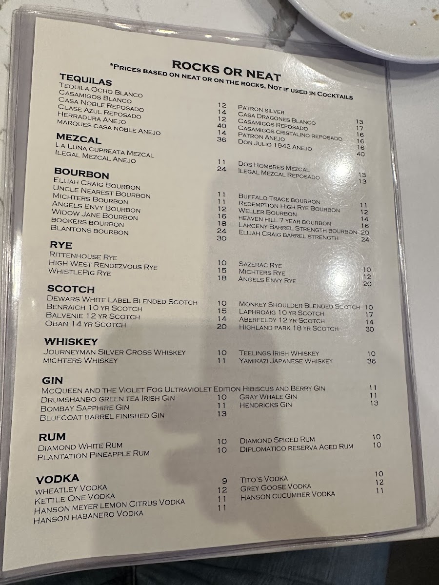 Menu Abigail's American Bistro-4