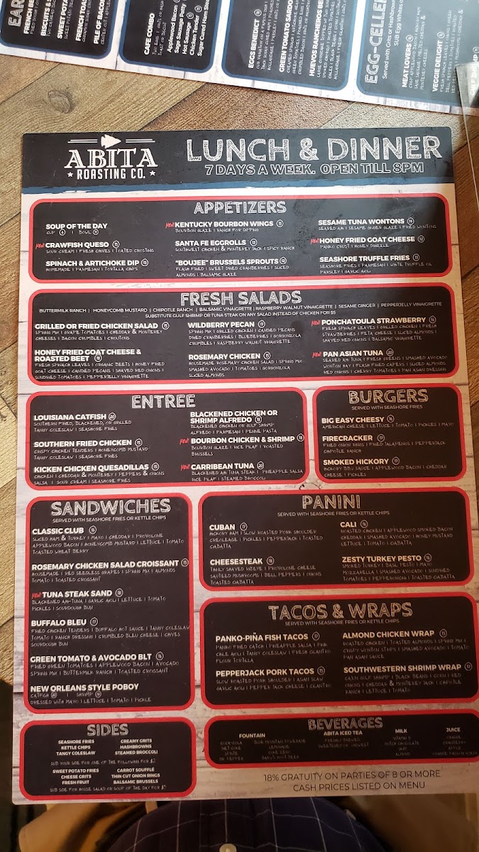 Menu Abita Roasting Co. Madisonville-7