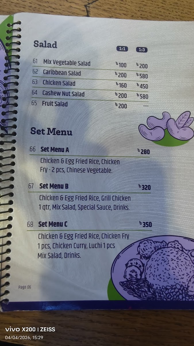 Menu Abloom Cafeteria-5