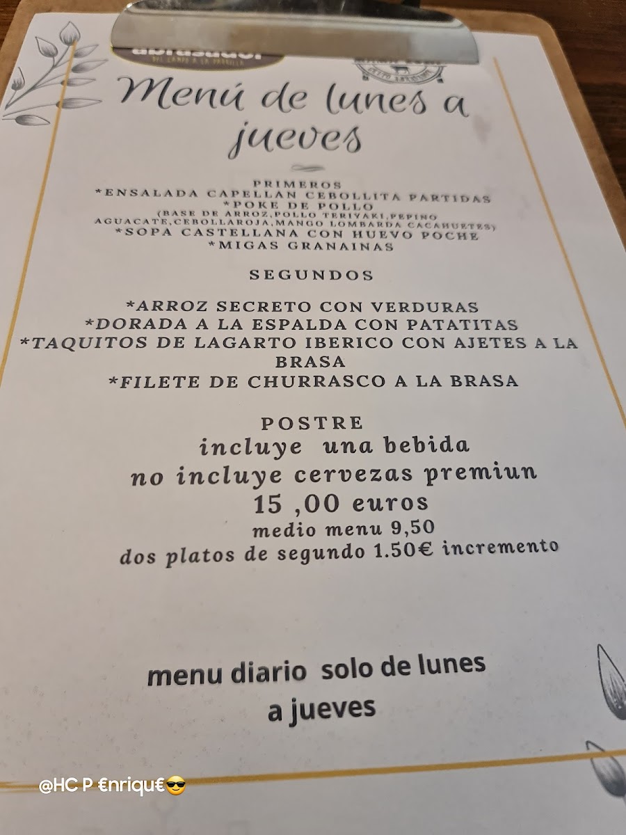 Menu Abrasador El Racó De Mama Lola-9
