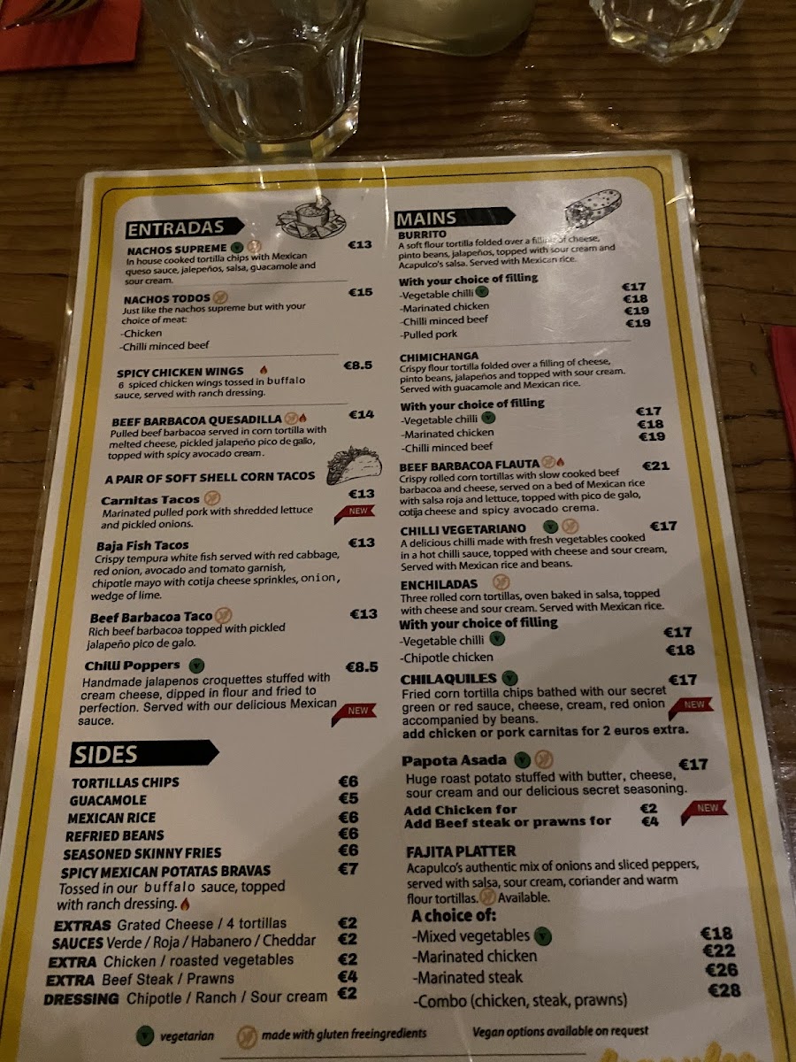 Menu Acapulco Mexican Restaurant-2