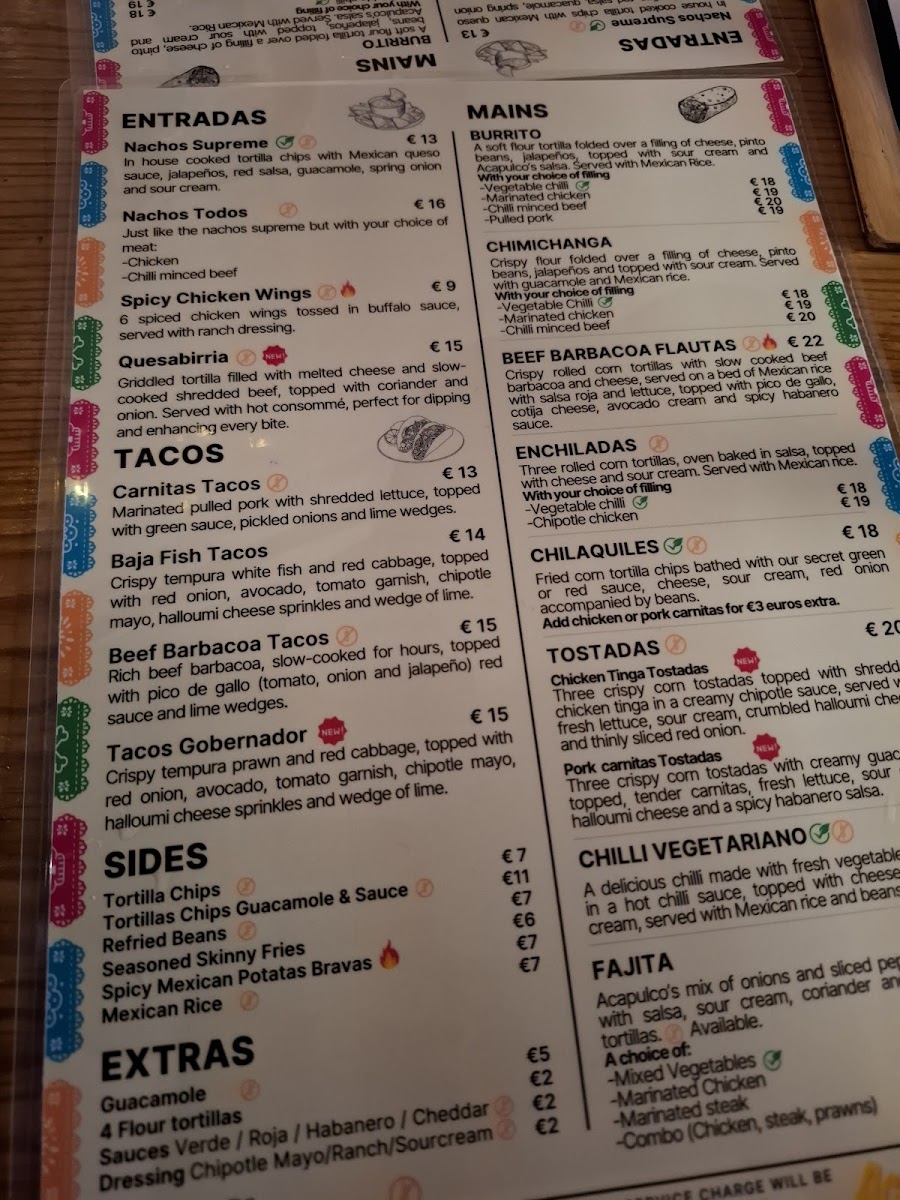 Menu Acapulco Mexican Restaurant-8