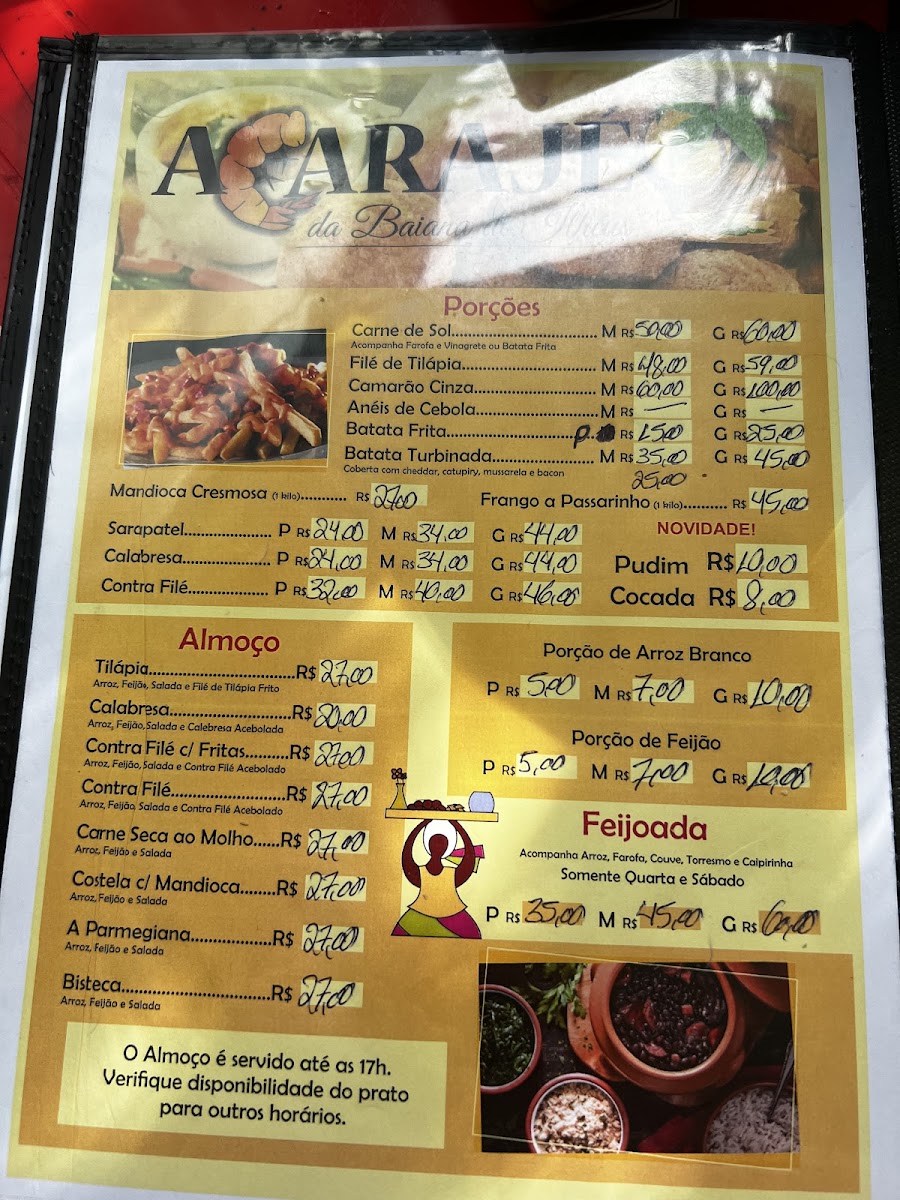 Menu Acarajé Da Baiana De Ilhéus-4