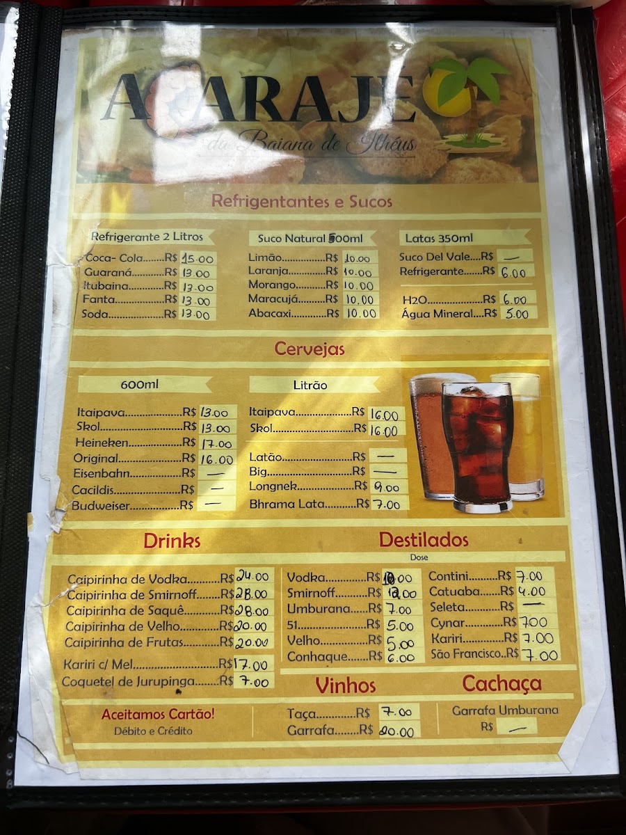 Menu Acarajé Da Baiana De Ilhéus-6