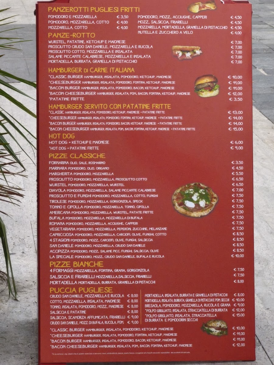 Menu Accipizza Da Graziano Panzerotti E Pucce-1