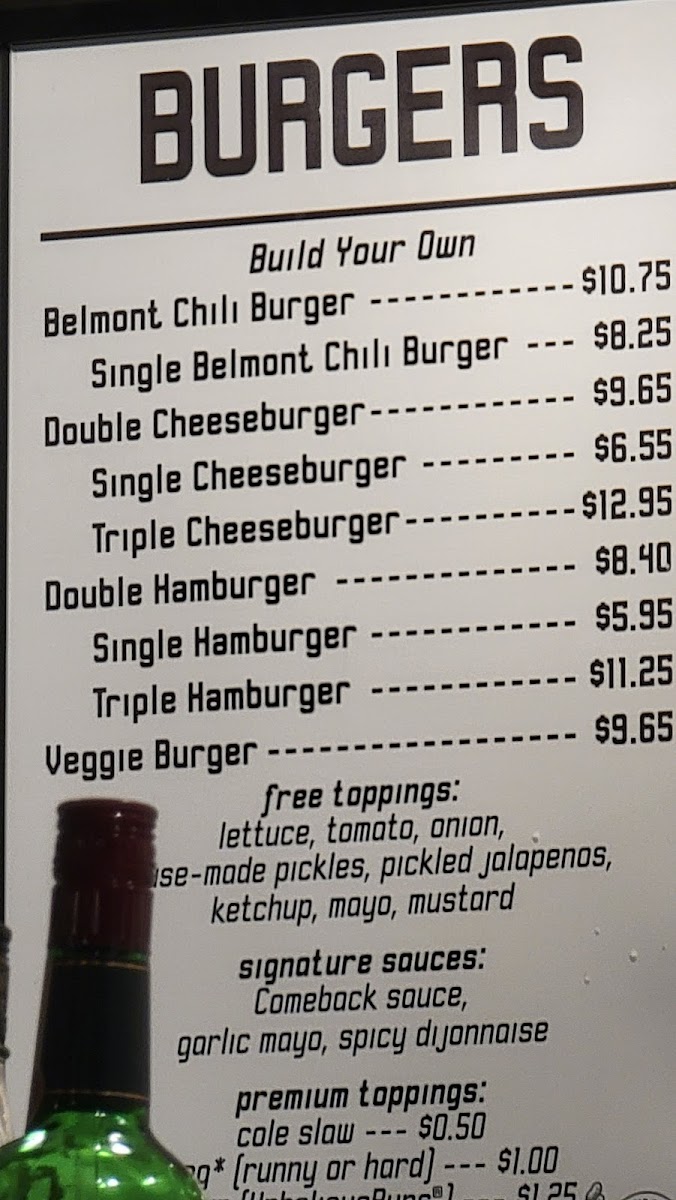 Menu Ace No. 3-3