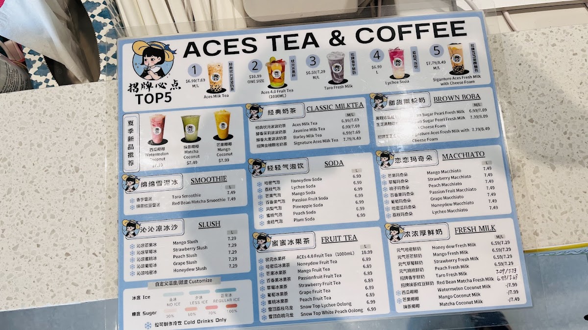 Menu Aces Tea Shop-6