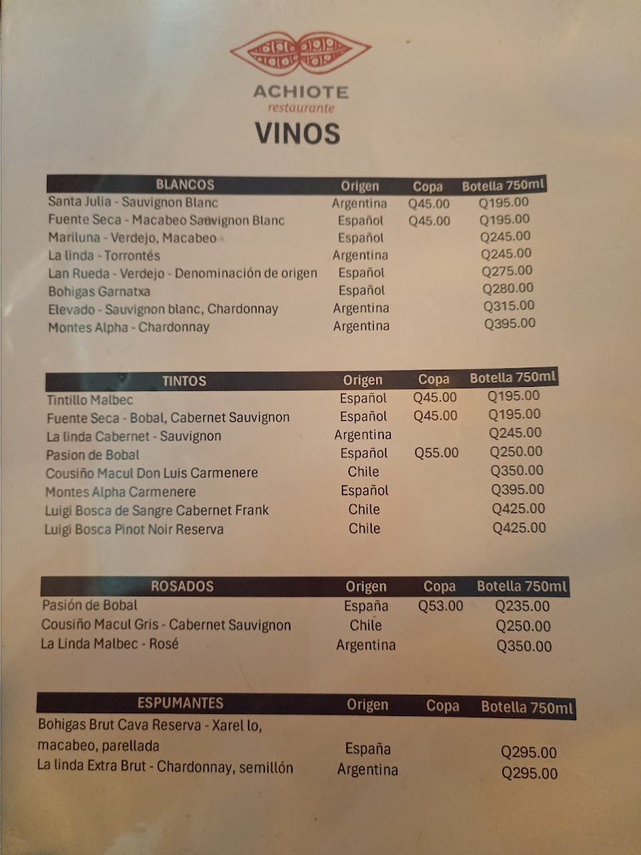 Menu Achiote-4