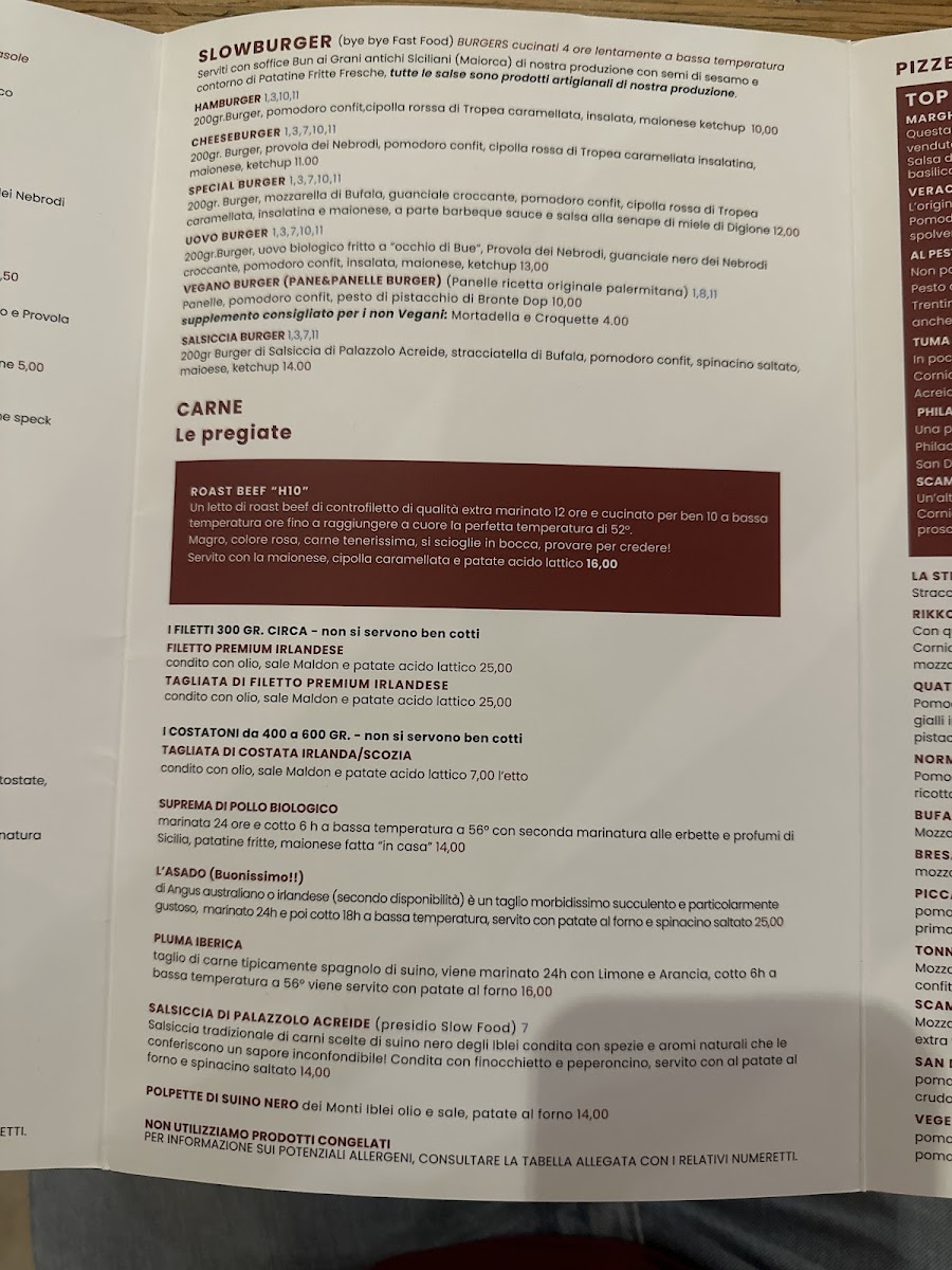 Menu Acido Lattico-4