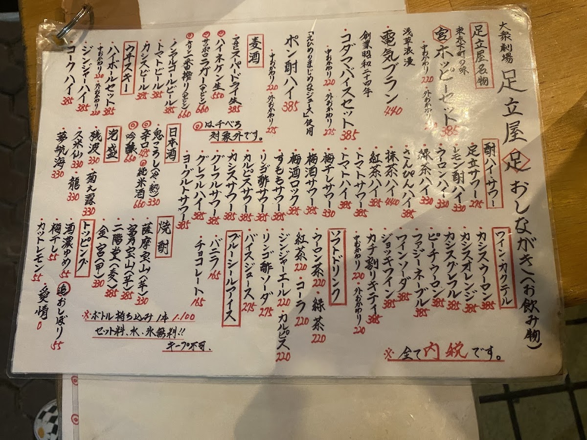 Menu Adachiya-7