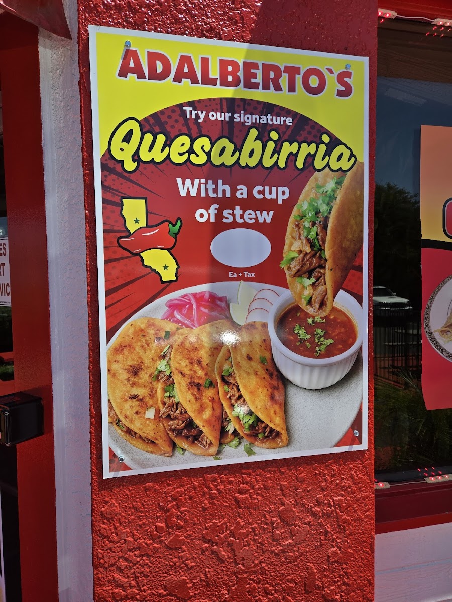 Menu Adalberto's Mexican Food Restaurant-10