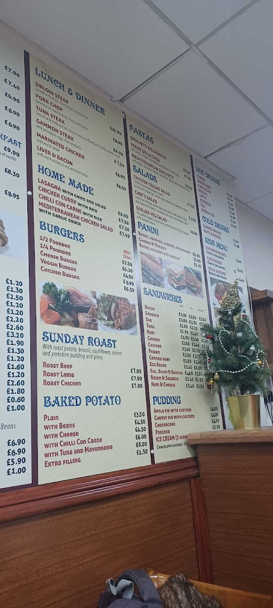 Menu Adams Cafe Restaurant Croydon-1