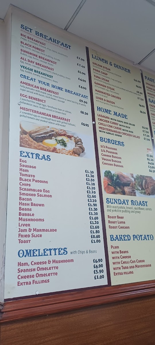 Menu Adams Cafe Restaurant Croydon-2