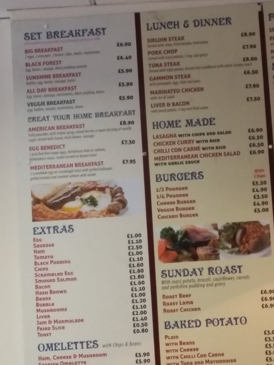 Menu Adams Cafe Restaurant Croydon-3