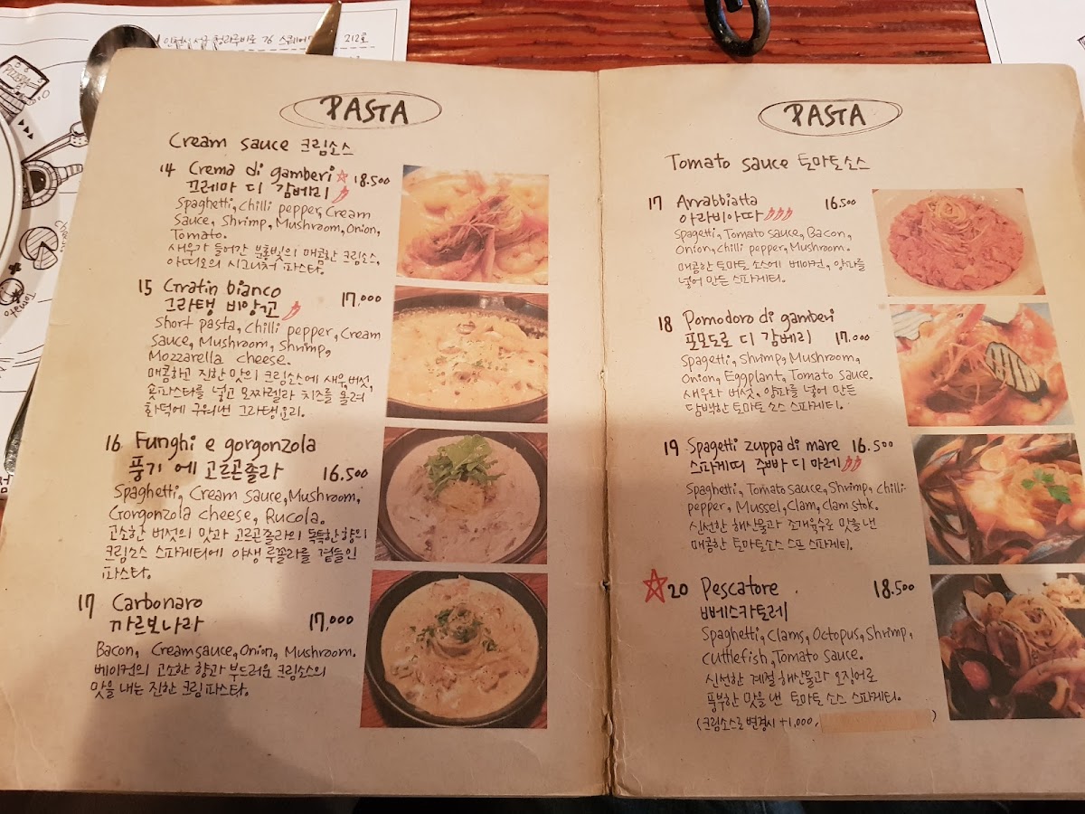 Menu Addio A Napoli Pizzeria Songdo-8