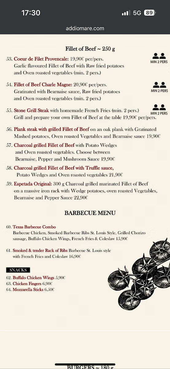 Menu Addio Mare San Agustin-4