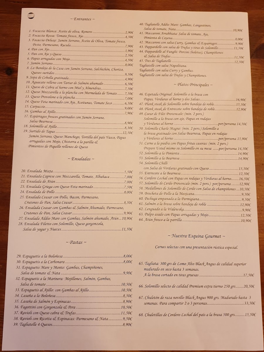 Menu Addio Mare San Agustin-6