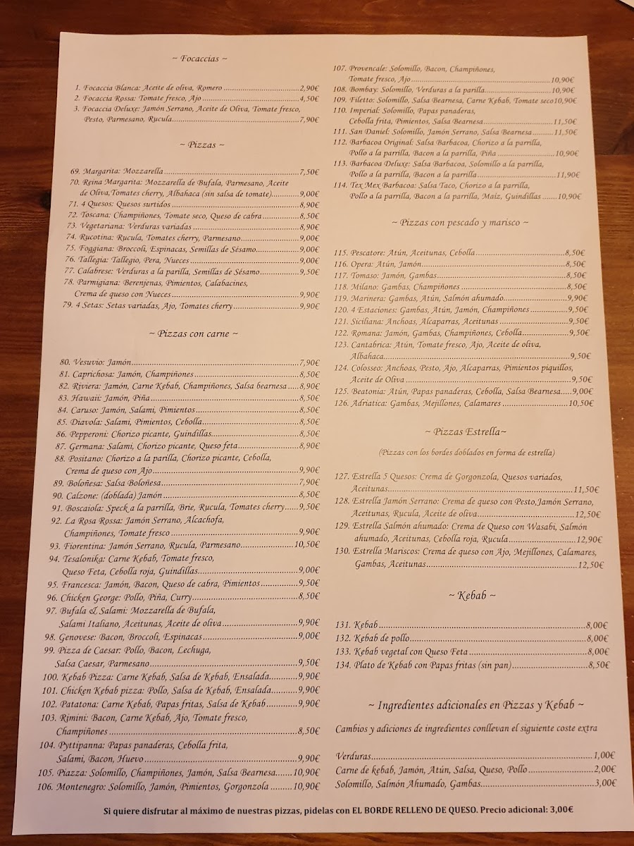Menu Addio Mare San Agustin-7