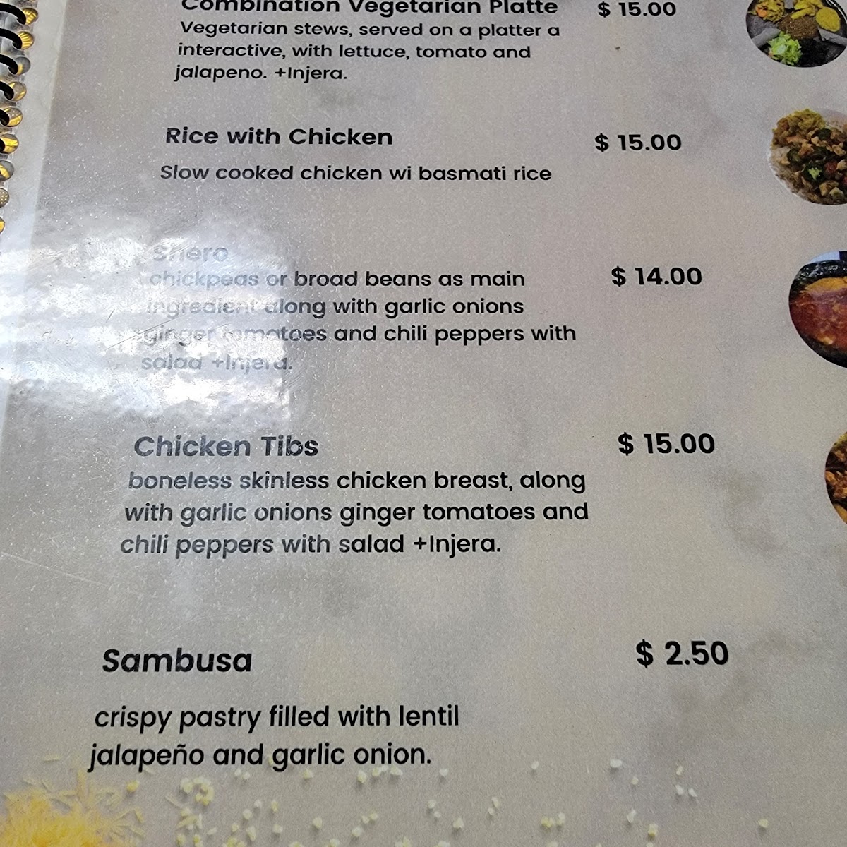 Menu Addis Ababa Ethiopian Bar & Restaurant-2