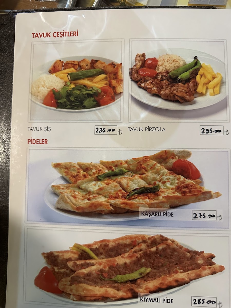 Menu Adem Doruk Balık Alabalık Lokantası Eryaman Şube-7