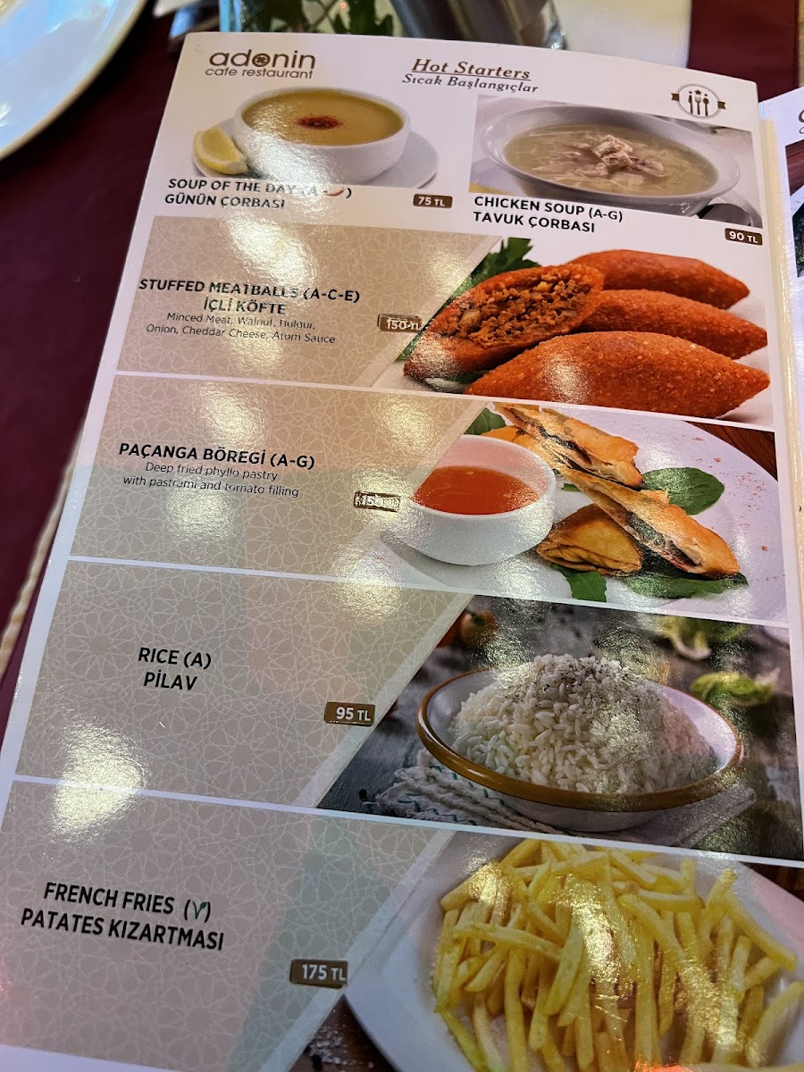 Menu Adonin Restaurant-7