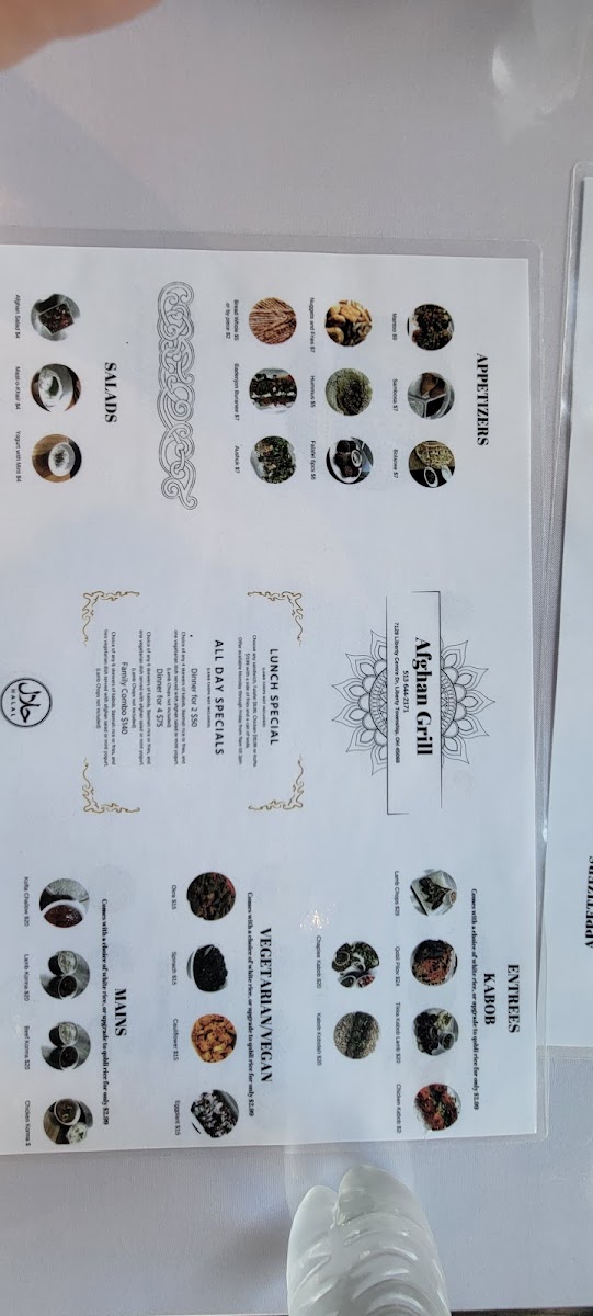 Menu Afghan Grill-10