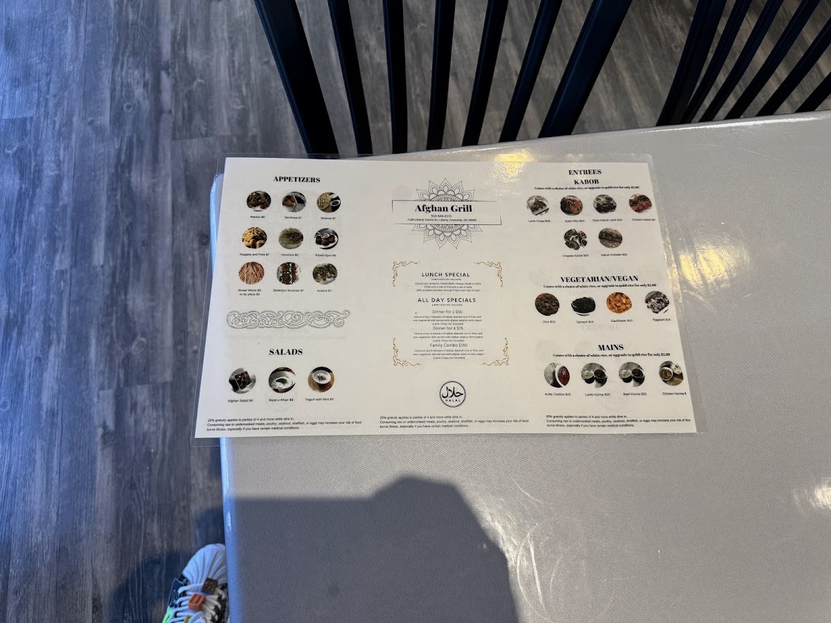 Menu Afghan Grill-4