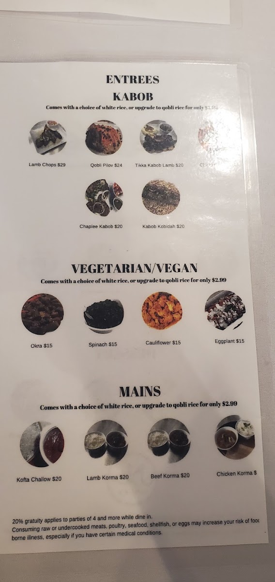 Menu Afghan Grill-7
