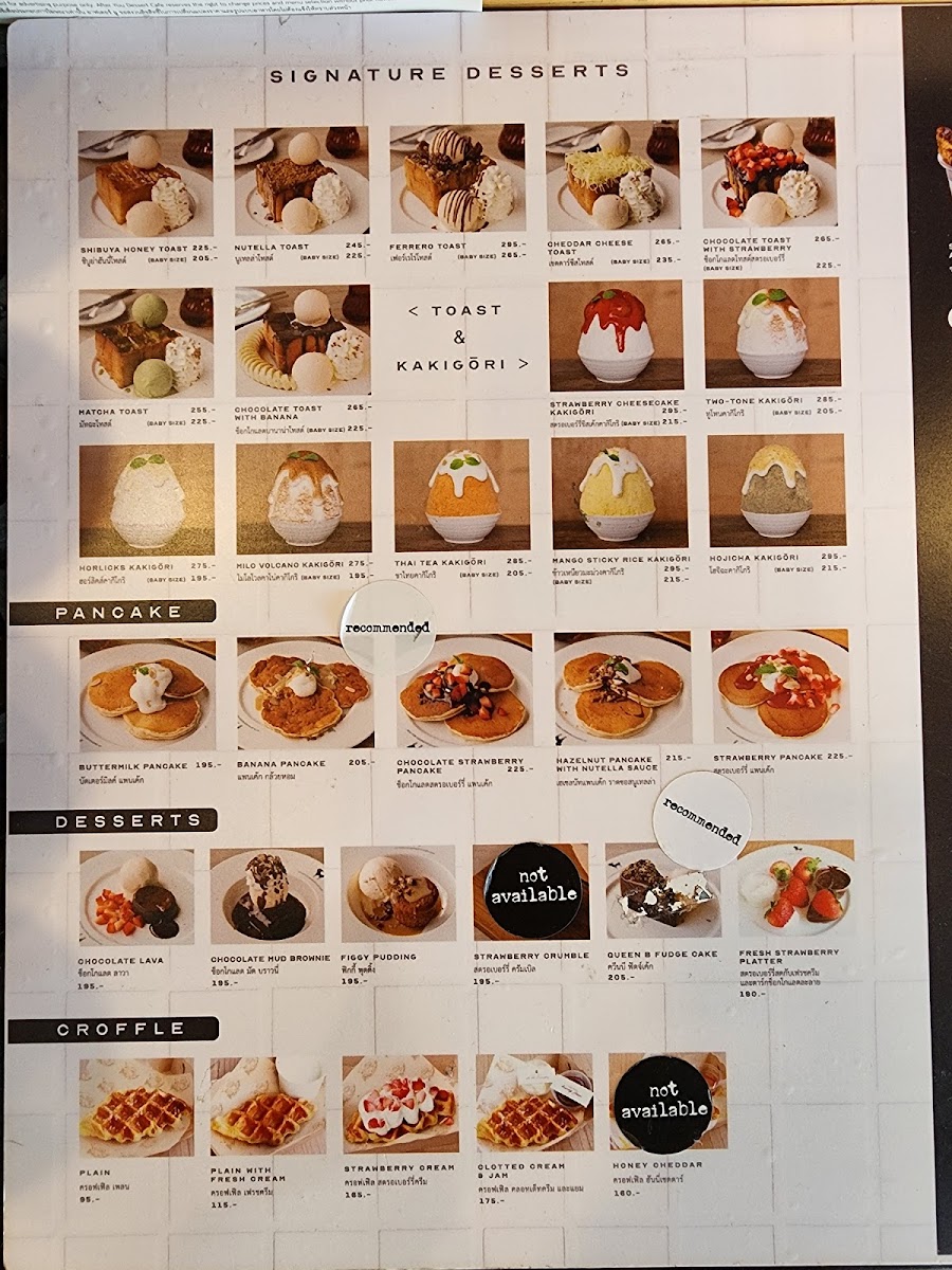 Menu After You Dessert Cafe' Iconsiam-8