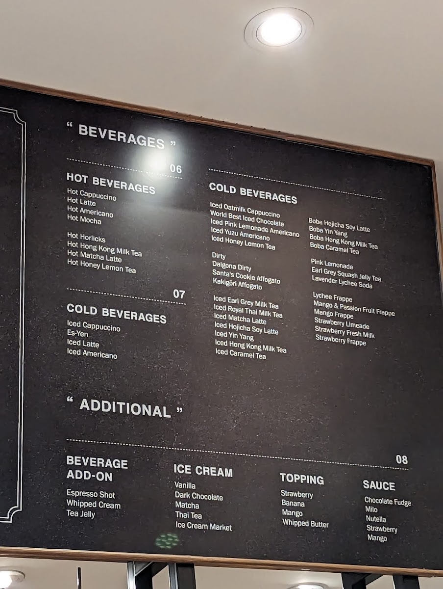 Menu After You Dessert Cafe' Iconsiam-9