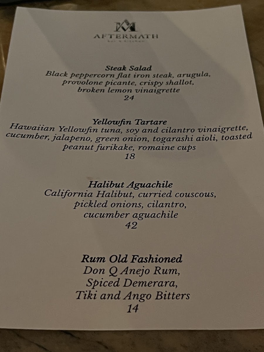 Menu Aftermath Kitchen & Bar-4