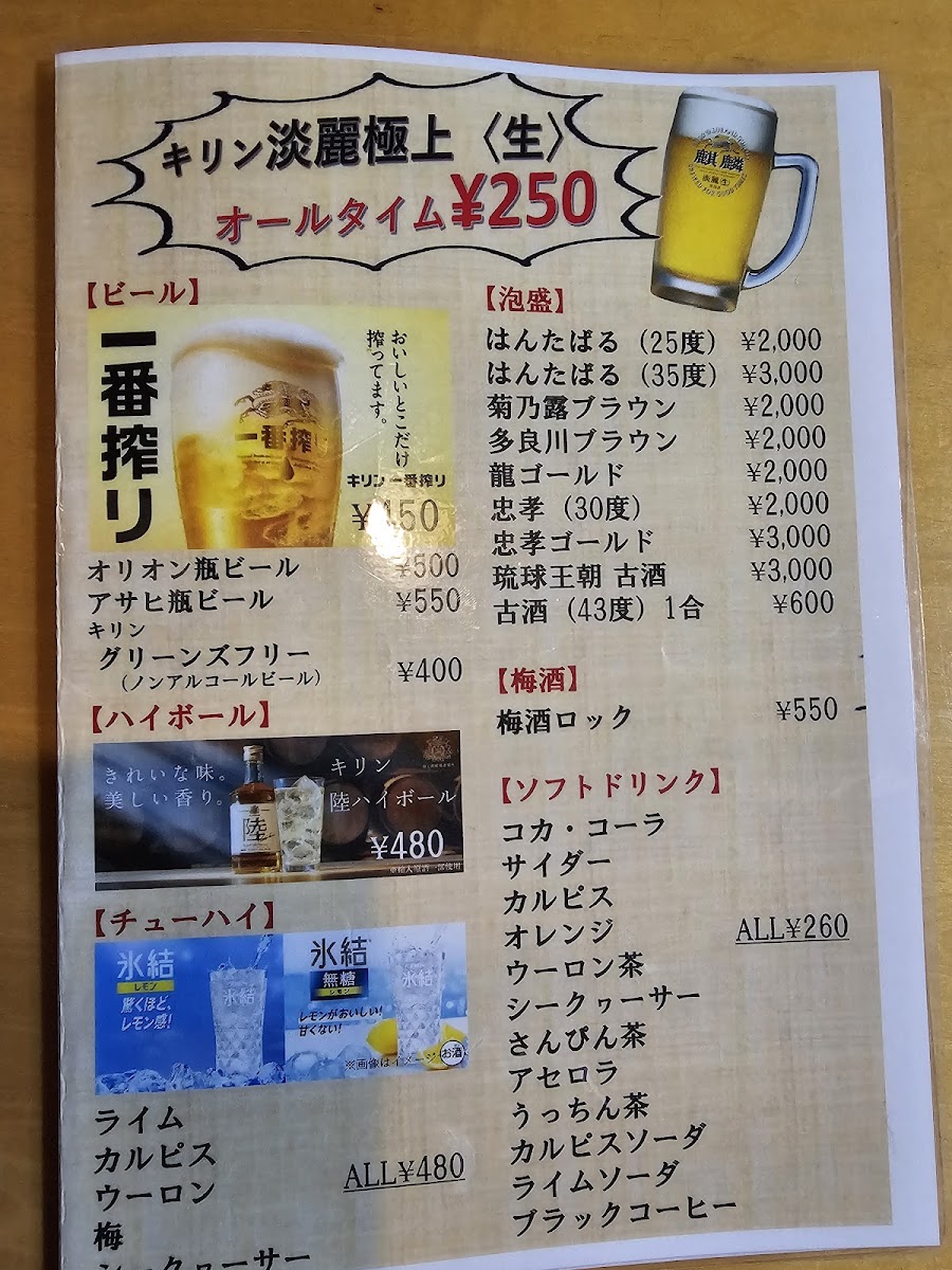 Menu Agarijima-5