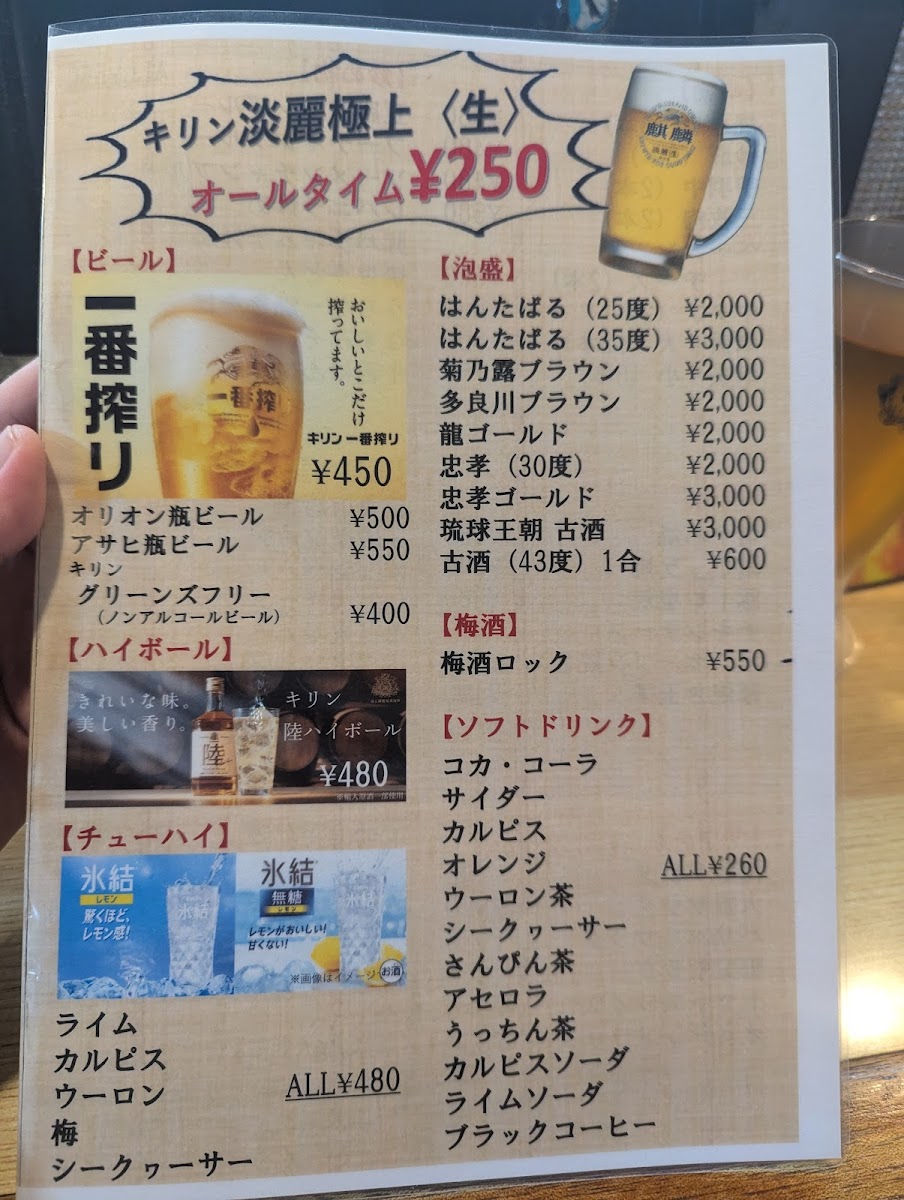 Menu Agarijima-7