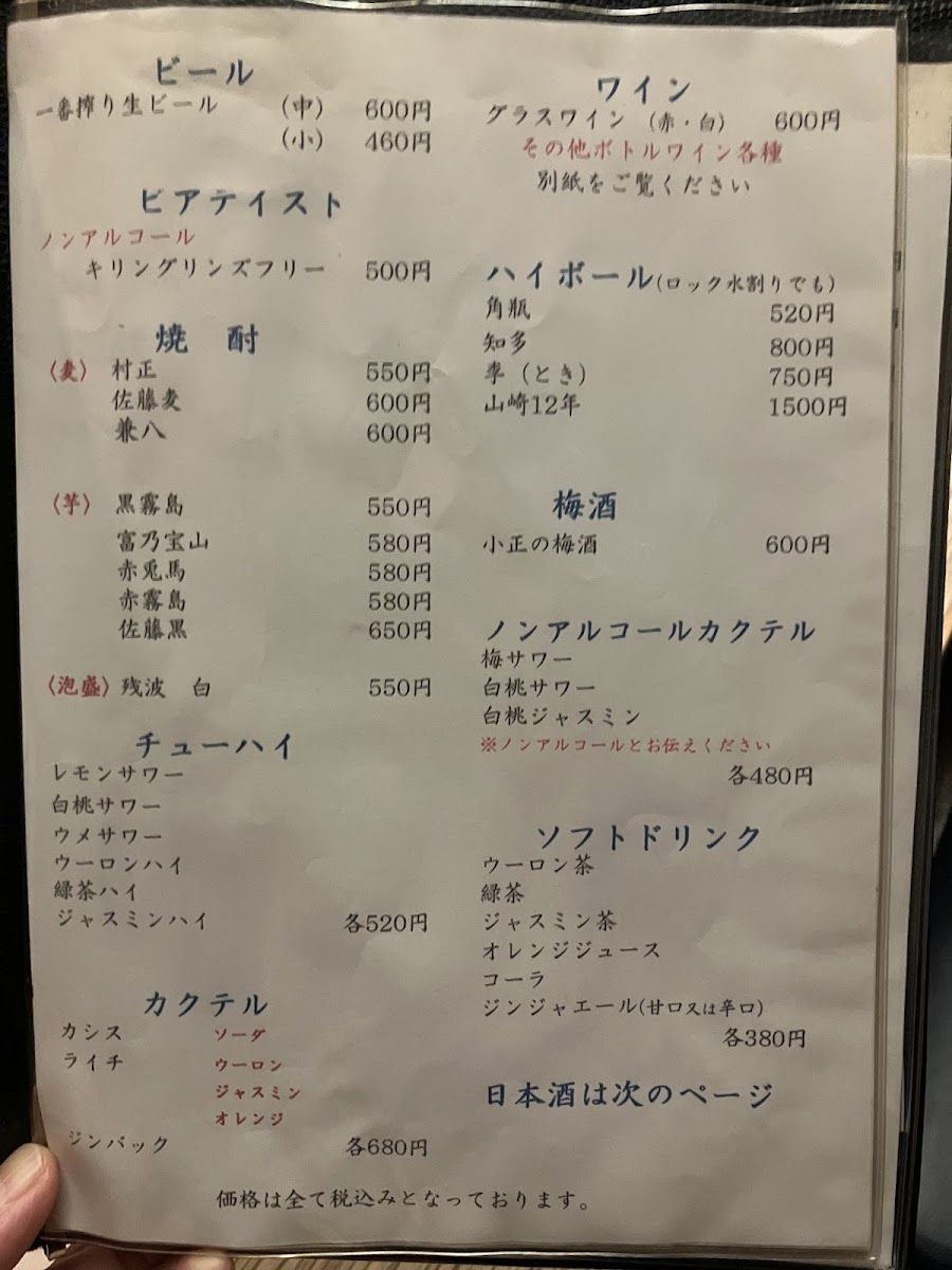 Menu Agaru-2