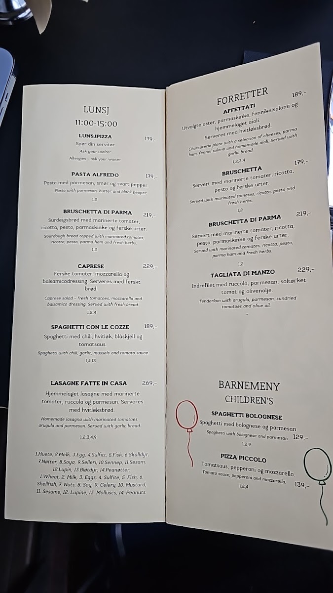 Menu Agenturet Restaurant-3