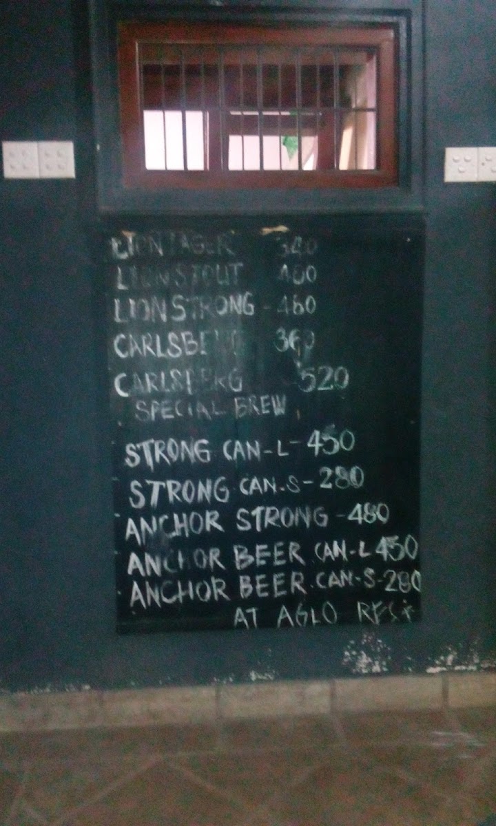Menu Aglo Resturant & Bar-1