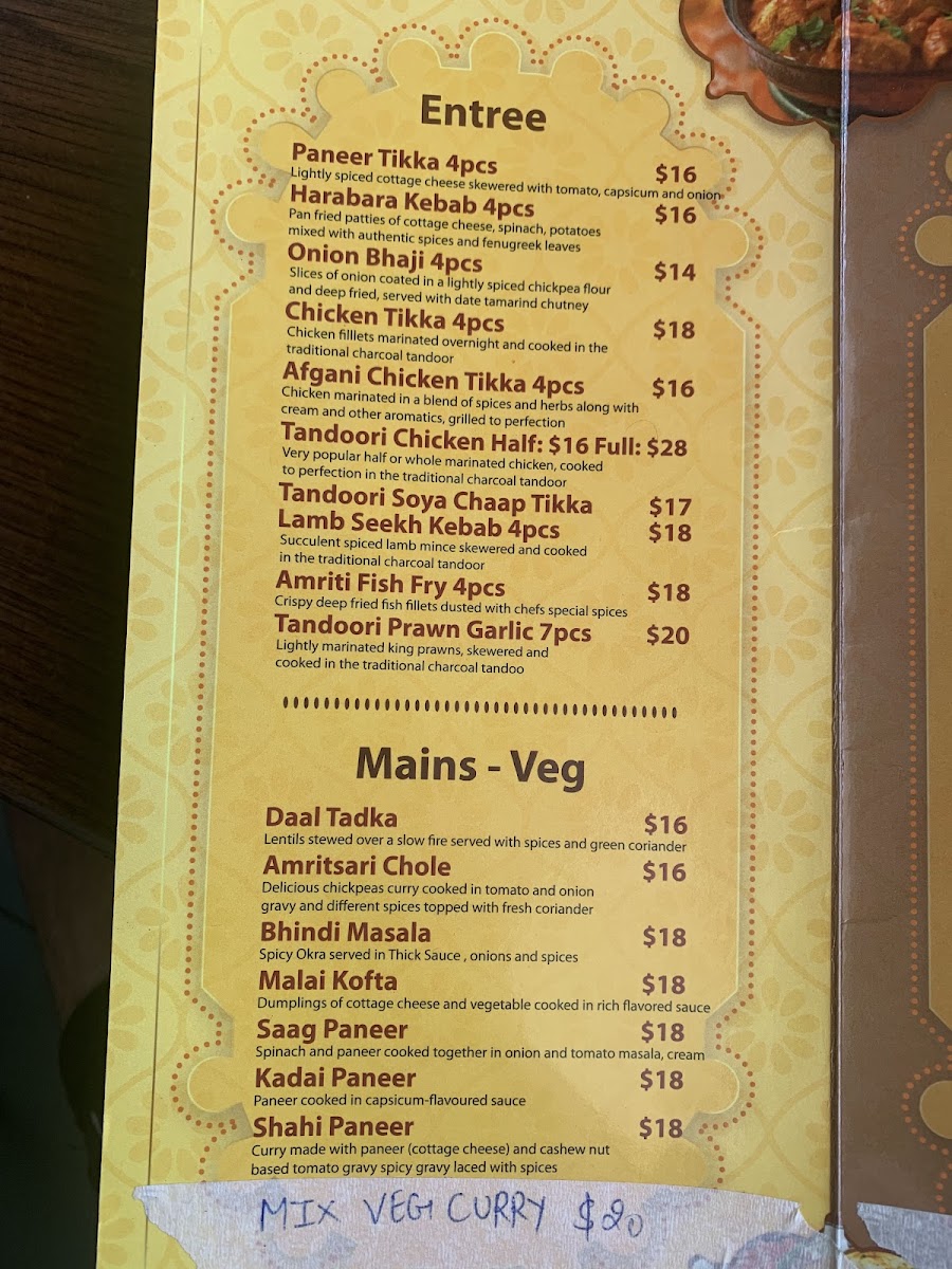 Menu Agra Sweets-3