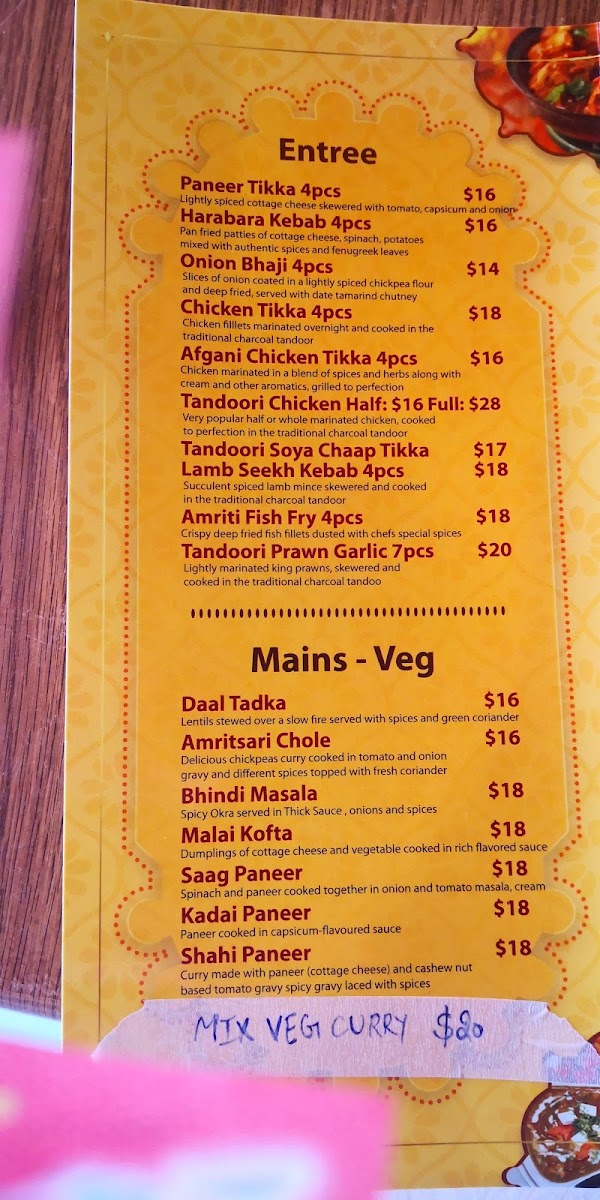 Menu Agra Sweets-4