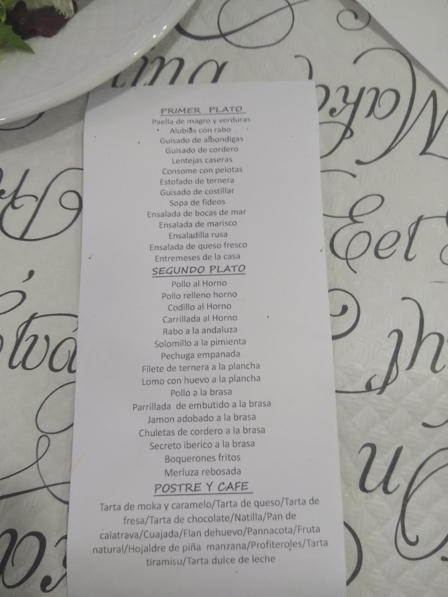 Menu Ahora Estamos En La Fragua Calle Estrella Polar N 22-1