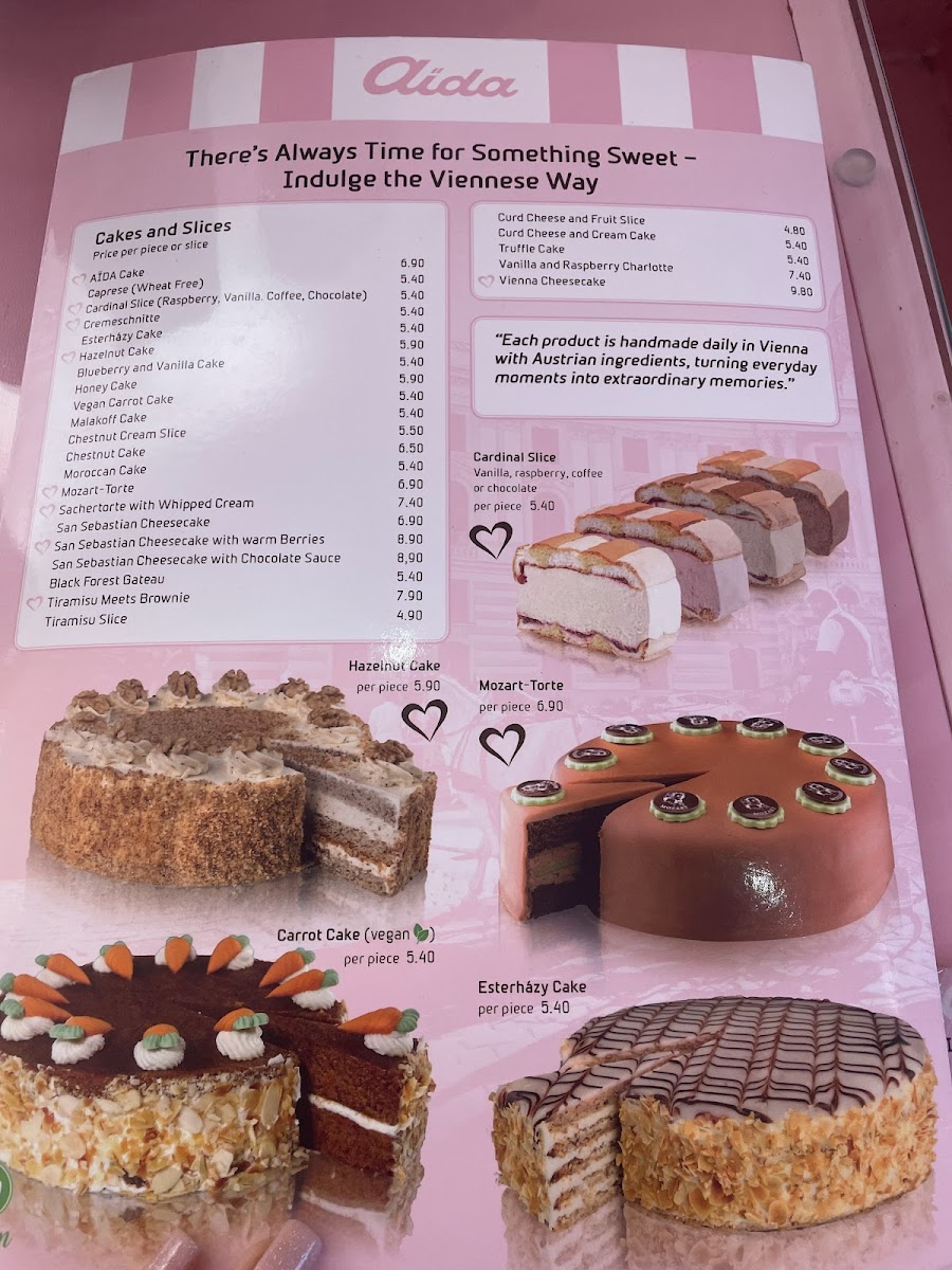 Menu Aida - Café-Konditorei-3