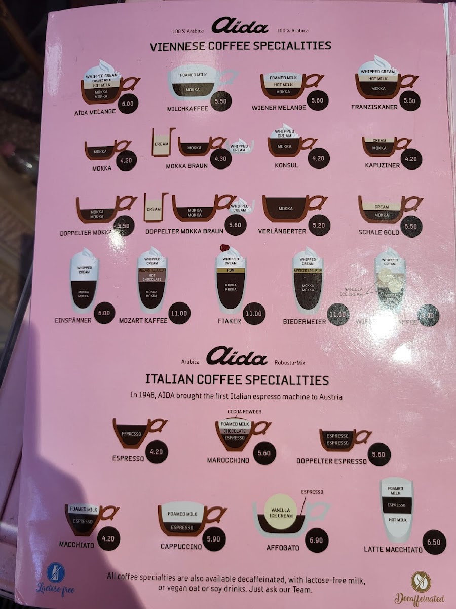 Menu Aida - Café-Konditorei-4