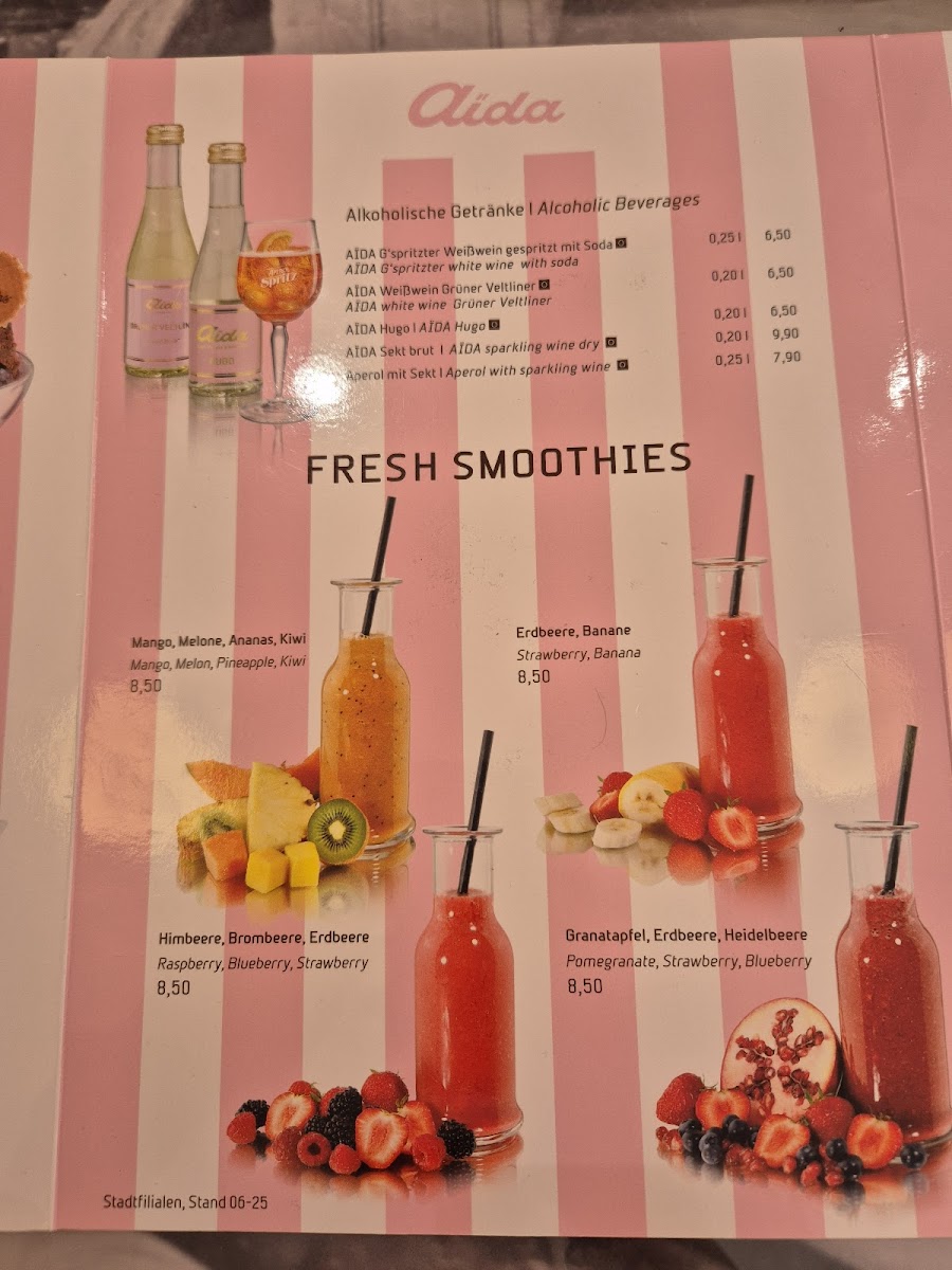 Menu Aida - Café-Konditorei-5