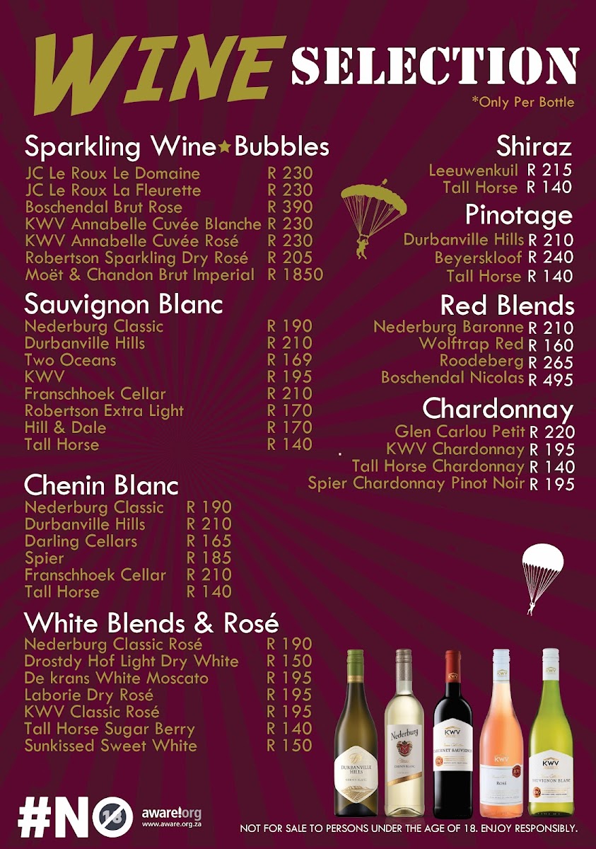 Menu Airborne Cafe Fatp-1